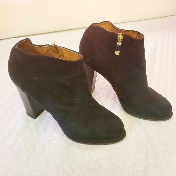 Alberto Fermani  Black High Heel Booties Size 40 - Picture 1 of 10